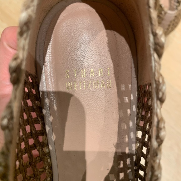 STUART WEITZMAN RAFFIA MORROCAN OXFORDS - Picture 8 of 8
